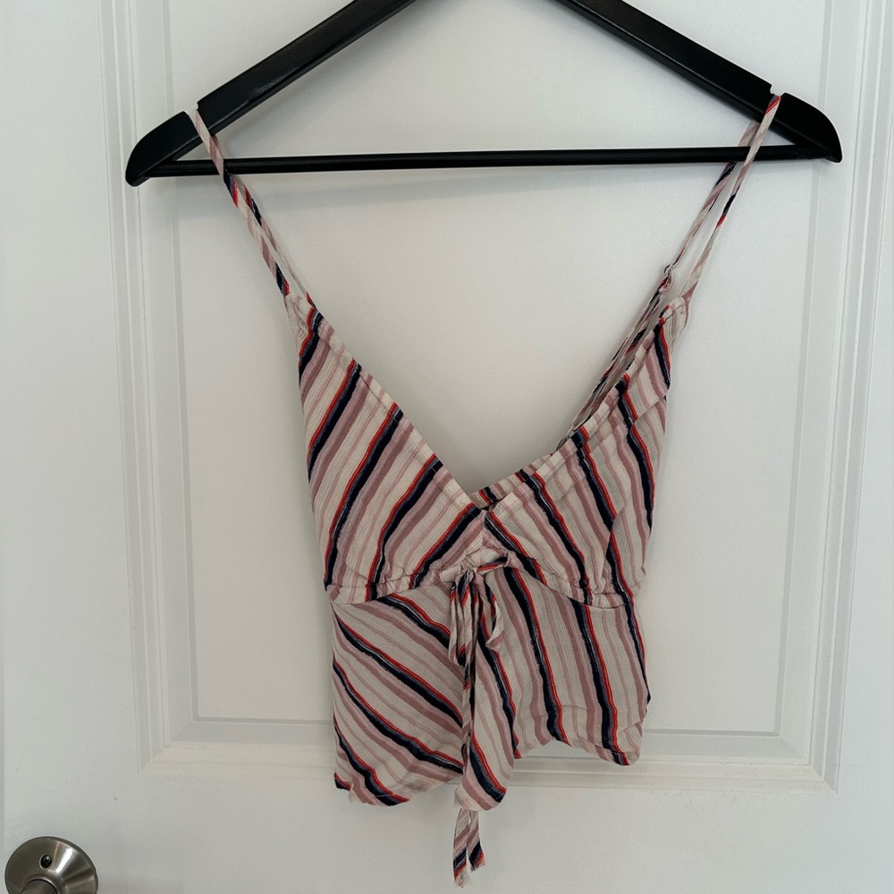 American Eagle Outfitters Striped Crop Top